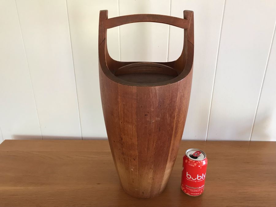 Mid-Century Modern Teak DANSK Denmark Ice Bucket 19H [Photo 2]