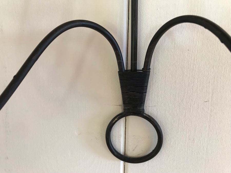 Pair Of Wrought Iron Wall Sconces 14W X 18H [Photo 5]