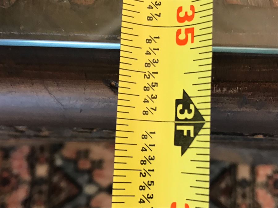 Vintage Chinese Relief Carved Wooden Chest Trunk 36W X 16D X 20H [Photo 15]