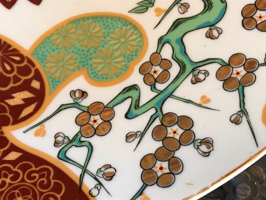 Large 16' Japanese Imari Charger Plate Signed [Photo 5]