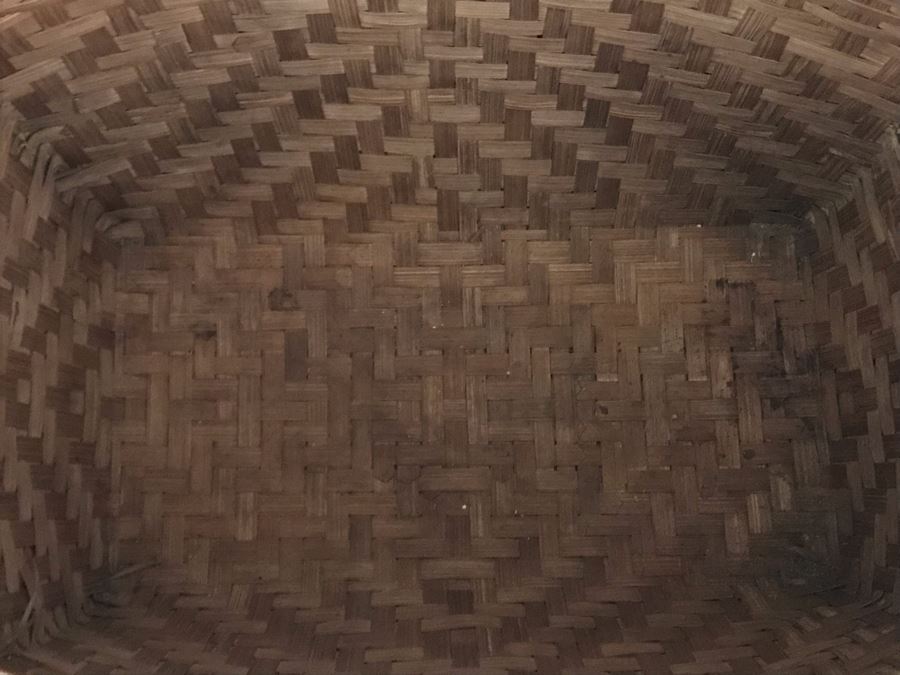 Vintage Chinese Handled Basket 19W X 13D X 22H [Photo 8]