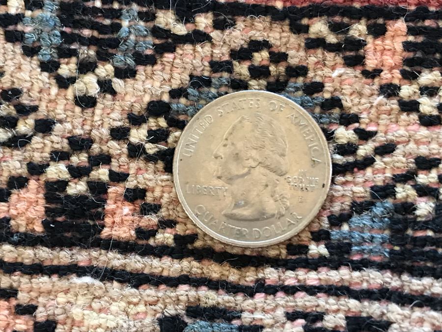 Signed Hand Knotted Wool Persian Runner Rug 24 X 80 [Photo 10]