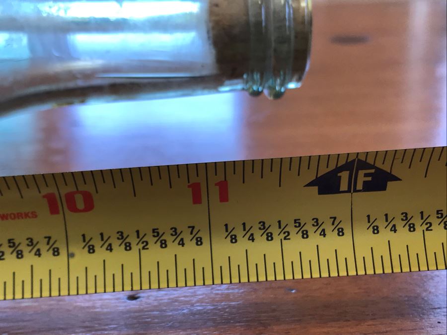 Vintage Wooden Ship Model In A Bottle 12W X 3.5H [Photo 12]