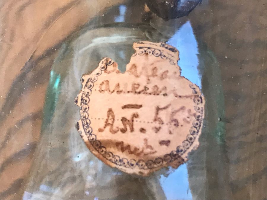 Vintage Wooden Ship Model In A Bottle 12W X 3.5H [Photo 2]