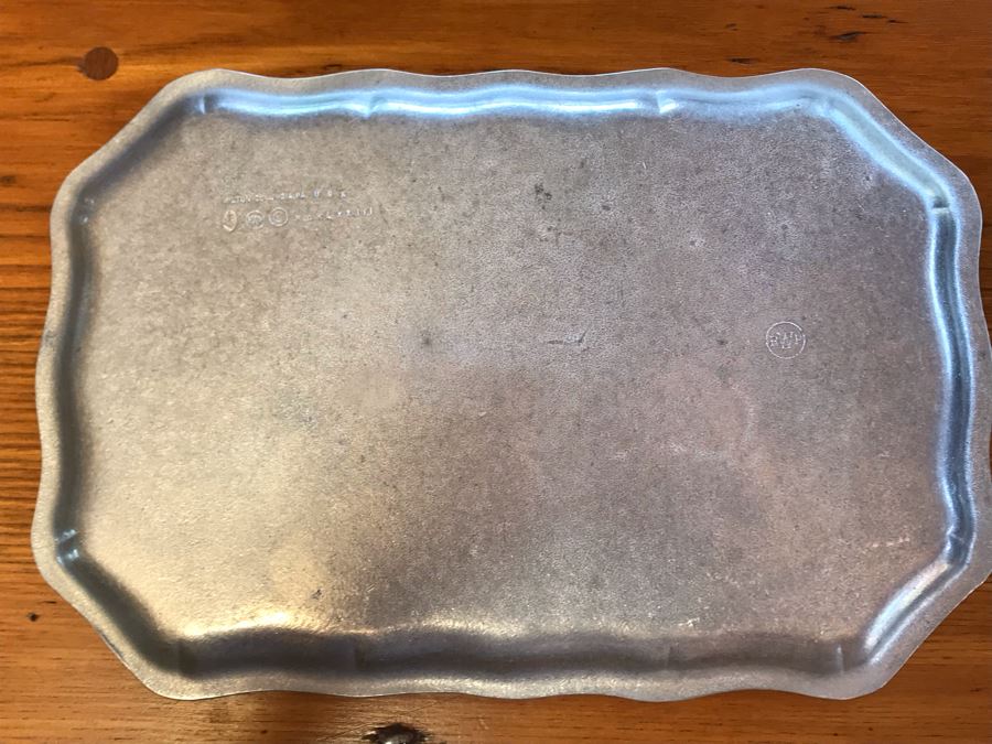 Engraved Rancho Santa Fe Tournament Wilton Columbia Pewter Tray 13 X 9 [Photo 3]