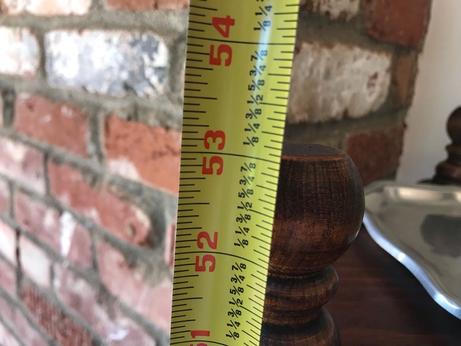 Vintage Wooden Corner Etagere Curio Shelf With 5 Shelves 16W X 53H [Photo 6]