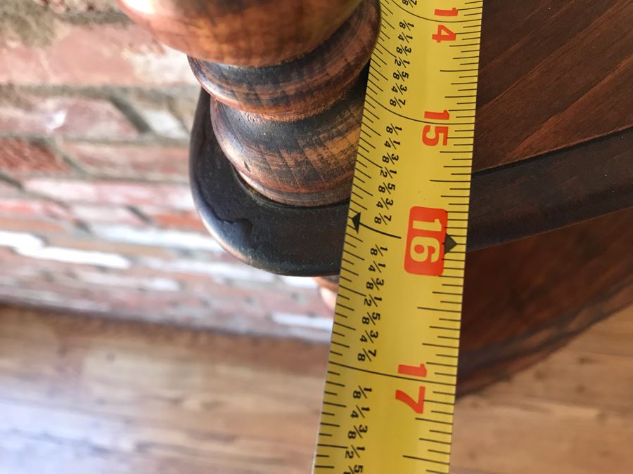 Vintage Wooden Corner Etagere Curio Shelf With 5 Shelves 16W X 53H [Photo 7]