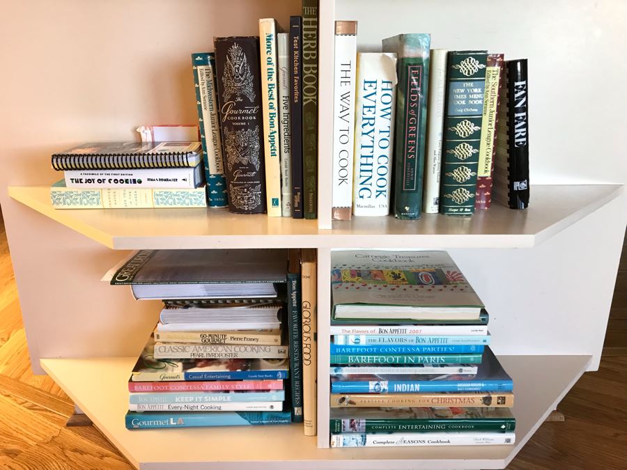 Cook Book Lot (4 Shelves Of Books)