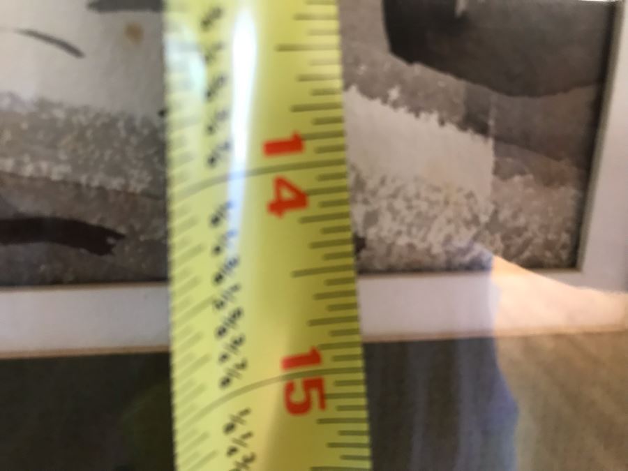 Vintage 1979 Original Watercolor Painting By Dornberger 9W X 14.5H [Photo 8]