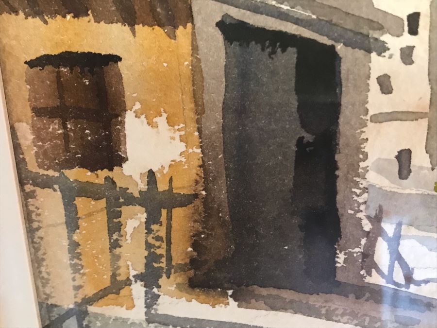 Vintage 1979 Original Watercolor Painting By Dornberger 9W X 14.5H [Photo 6]