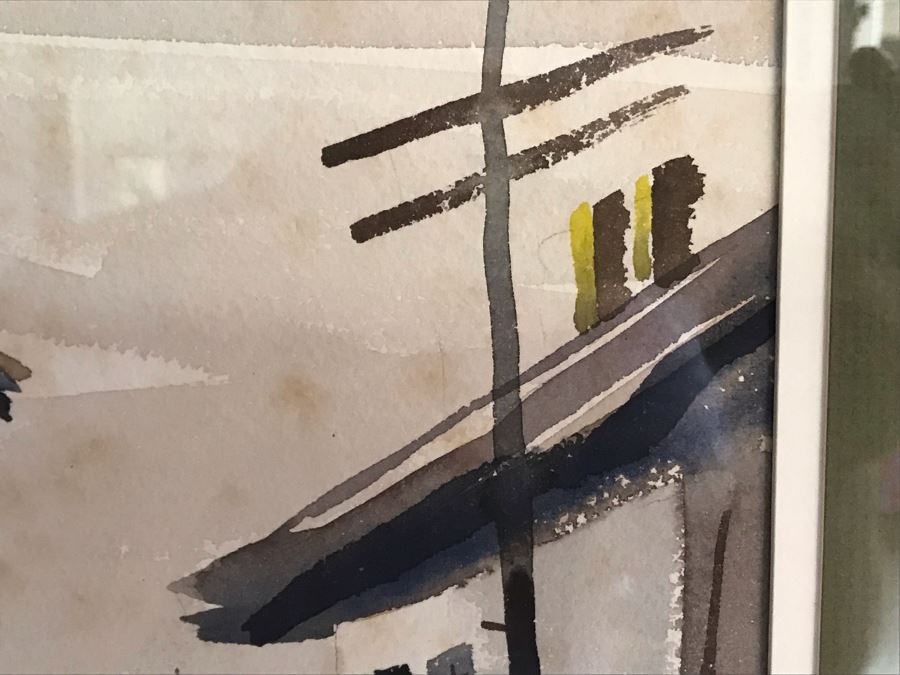 Vintage 1979 Original Watercolor Painting By Dornberger 9W X 14.5H [Photo 5]