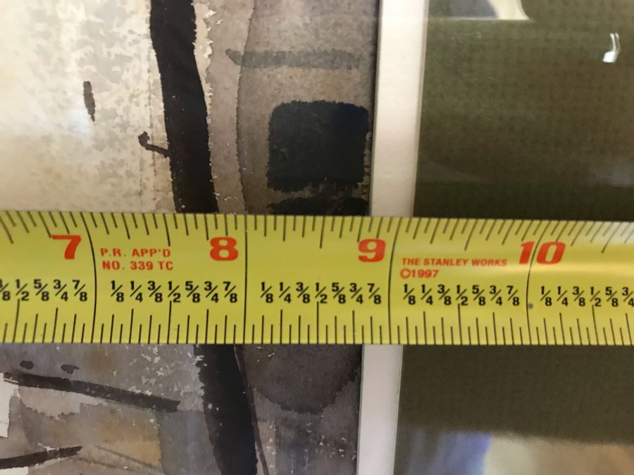 Vintage 1979 Original Watercolor Painting By Dornberger 9W X 14.5H [Photo 7]