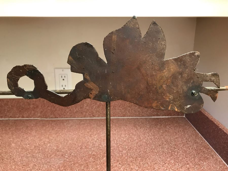 Wrought Iron Angelic Candle Holder 16W X 17H And Wooden Folk Art Style Candle Holder 13H [Photo 8]