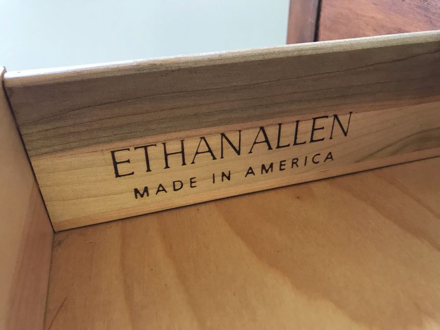 Ethan Allen Writing Desk With Chair 48W X 24D X 30.5H [Photo 5]