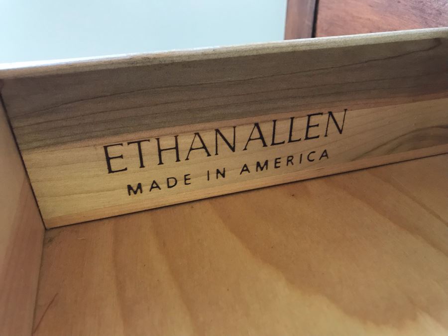 Ethan Allen Writing Desk With Chair 48W X 24D X 30.5H [Photo 6]