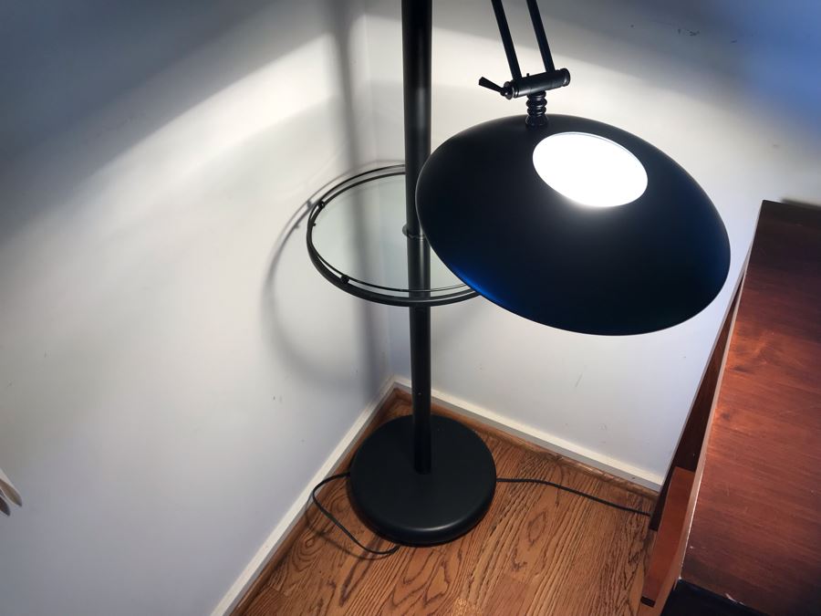 Floor Lamp With Glass Drink Table [Photo 3]