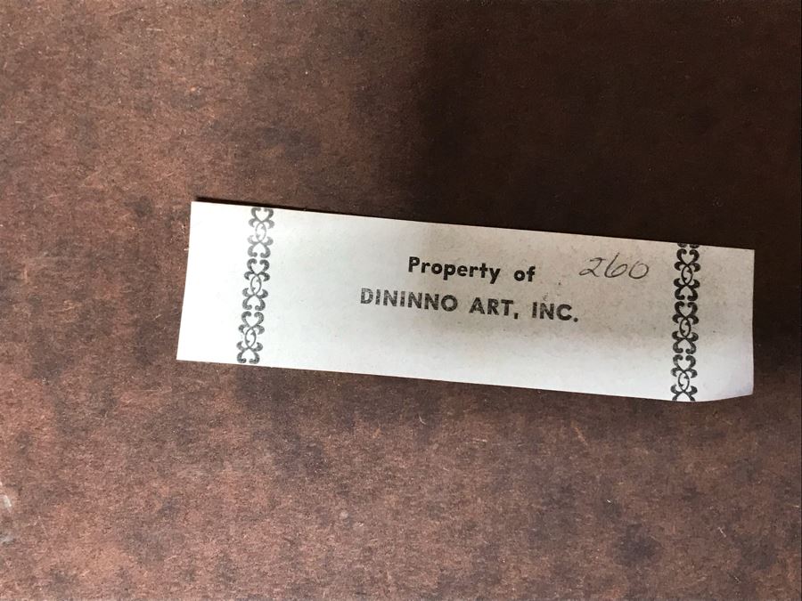 1972 Original Painting By Frank Dininno Titled 'Still Life With Onions' 36 X 27 [Photo 17]