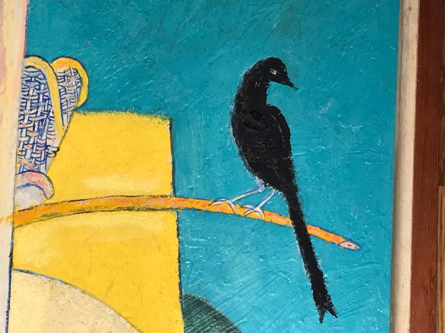 1972 Original Painting By Frank Dininno Titled 'Still Life With Onions' 36 X 27 [Photo 6]