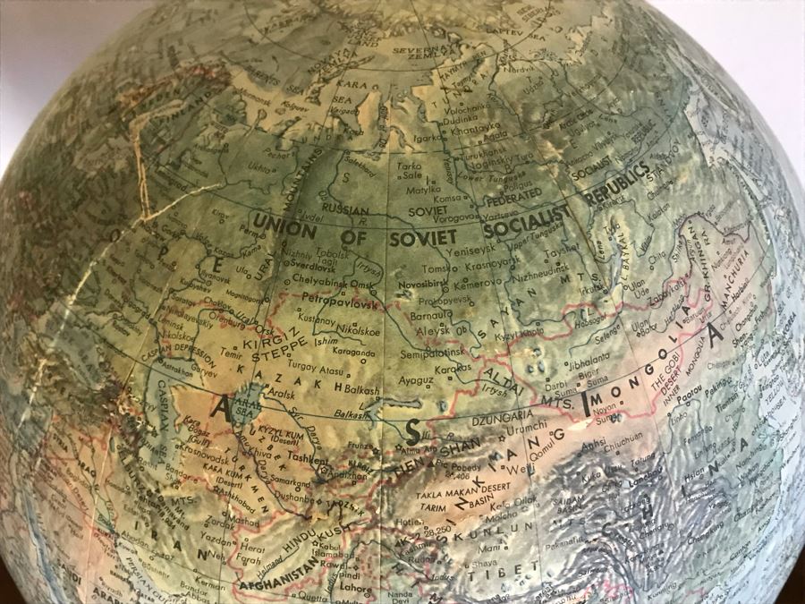 Vintage Replogle Land And Sea Globe 12D [Photo 5]