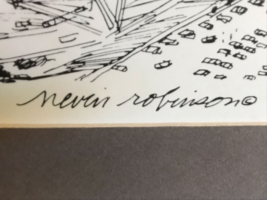 Nevin Robinson Golden Triangle, Pittsburgh, PA Framed Print 41 X 30 [Photo 6]