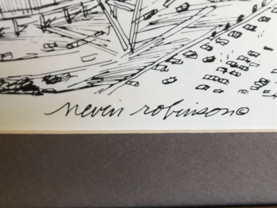 Nevin Robinson Golden Triangle, Pittsburgh, PA Framed Print 41 X 30 [Photo 5]