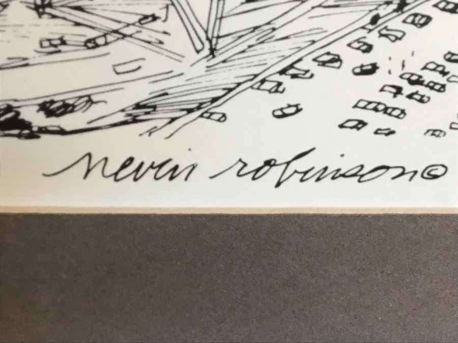 Nevin Robinson Golden Triangle, Pittsburgh, PA Framed Print 41 X 30 [Photo 15]