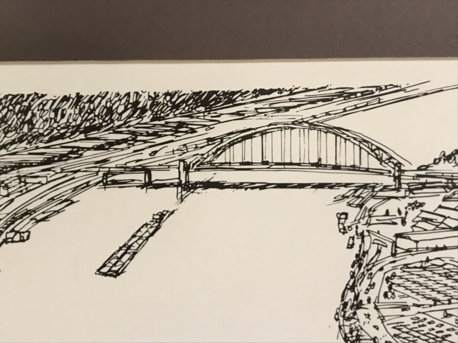 Nevin Robinson Golden Triangle, Pittsburgh, PA Framed Print 41 X 30 [Photo 10]