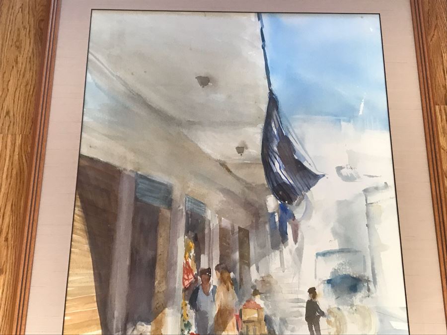 Original Watercolor Painting By B. Tucker 21W X 29H [Photo 5]