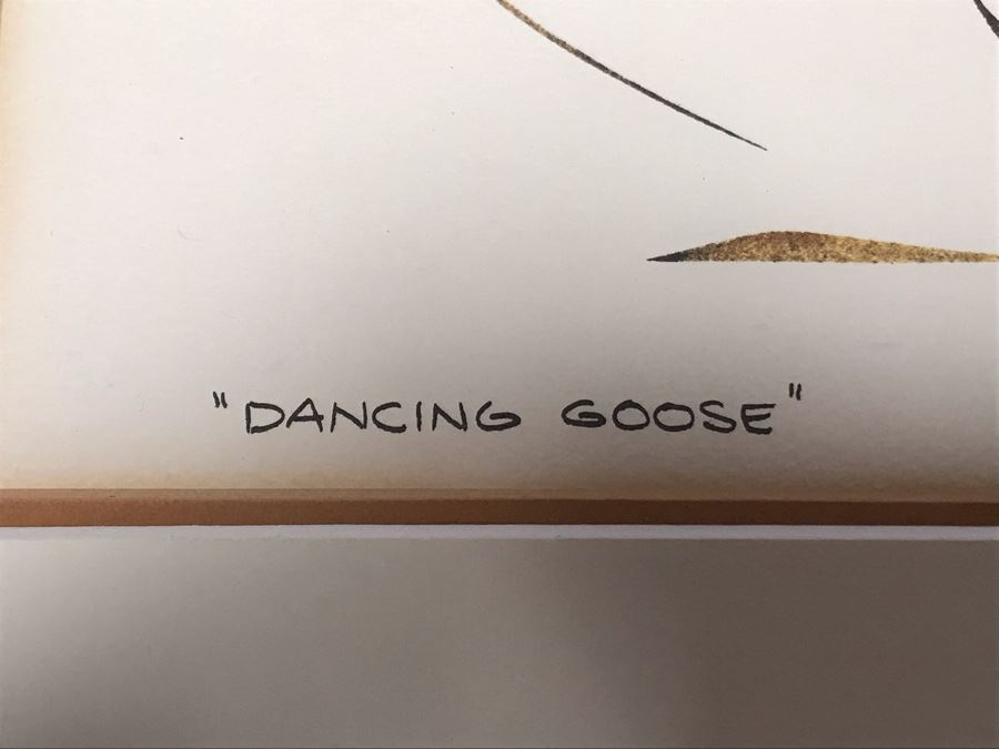 Benjamin Chee Chee Print Titled 'Dancing Goose' 9W X 6H [Photo 8]
