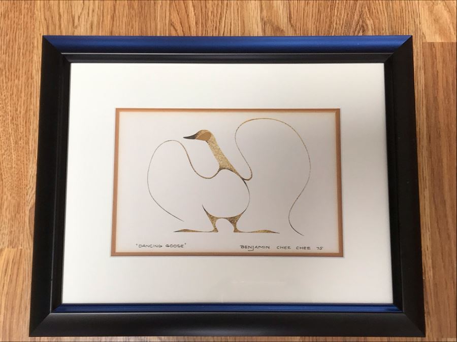 Benjamin Chee Chee Print Titled 'Dancing Goose' 9W X 6H [Photo 2]