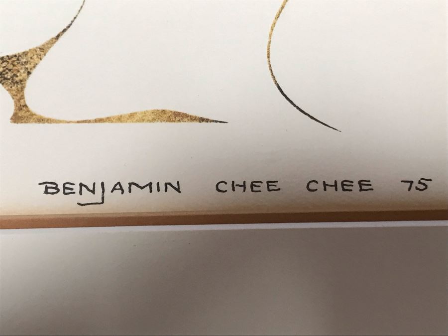 Benjamin Chee Chee Print Titled 'Dancing Goose' 9W X 6H [Photo 7]