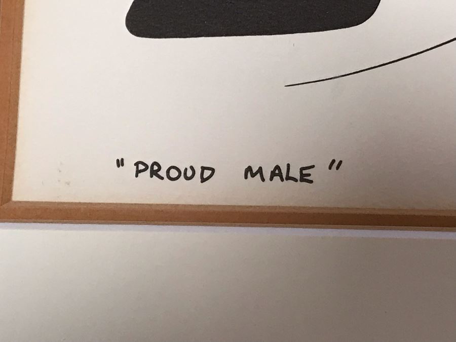 Benjamin Chee Chee Print Titled 'Proud Male' 9W X 6H [Photo 4]