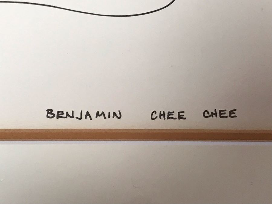 Benjamin Chee Chee Print Titled 'Proud Male' 9W X 6H [Photo 3]