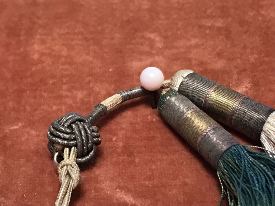 Framed Antique Chinese Silk Purse Pouch Frame Measures 11W X 16H [Photo 6]