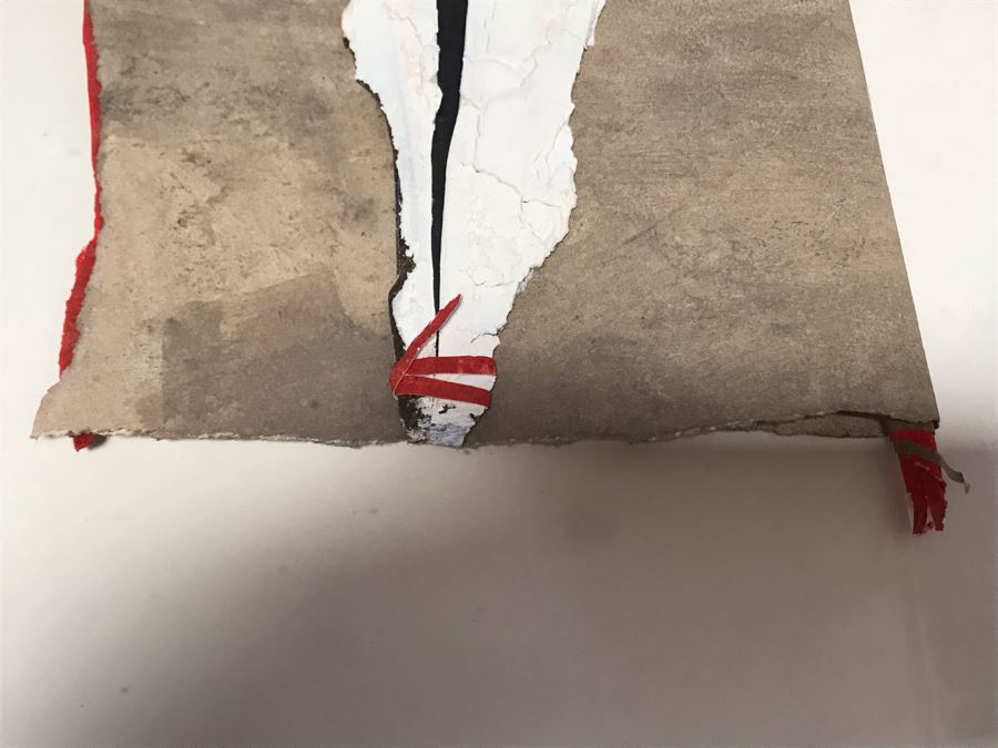 Vintage 1981 Original Mixed Media Artwork By Irene Jellinek Titled 'Canyon Song' 20W X 16H [Photo 10]