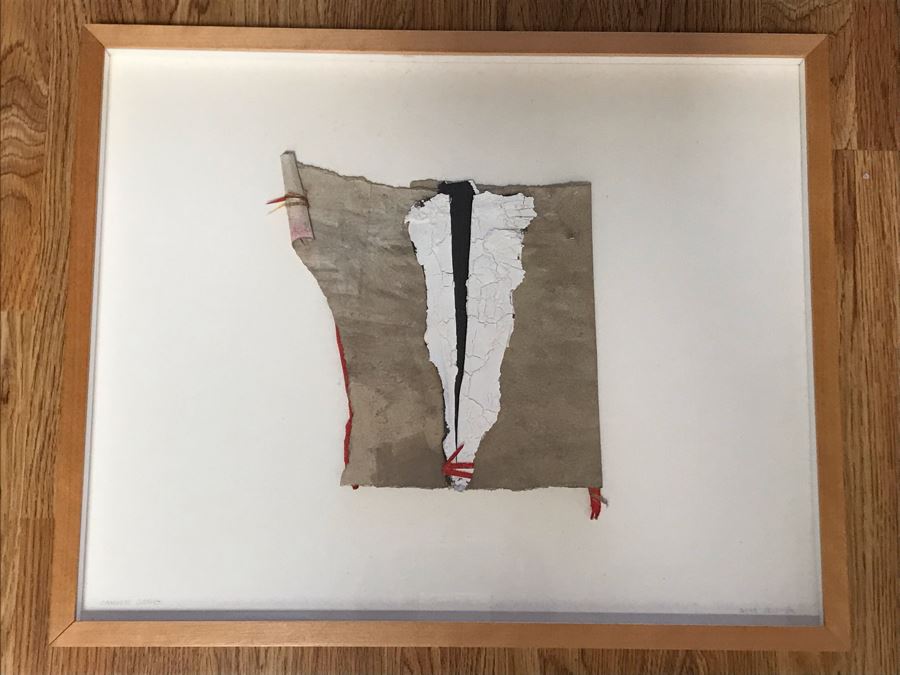 Vintage 1981 Original Mixed Media Artwork By Irene Jellinek Titled 'Canyon Song' 20W X 16H [Photo 2]