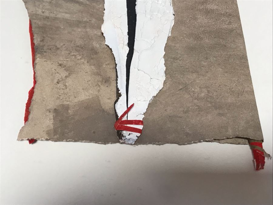 Vintage 1981 Original Mixed Media Artwork By Irene Jellinek Titled 'Canyon Song' 20W X 16H [Photo 6]