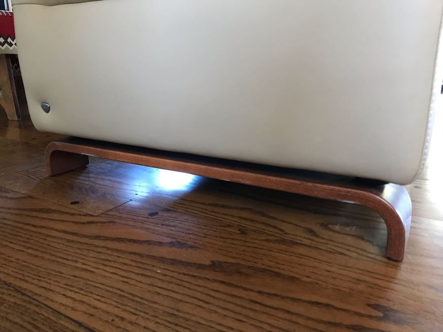 Stressless Modernist Reclining Leather 3-Seat Sofa 78W X 30D X 40H [Photo 9]