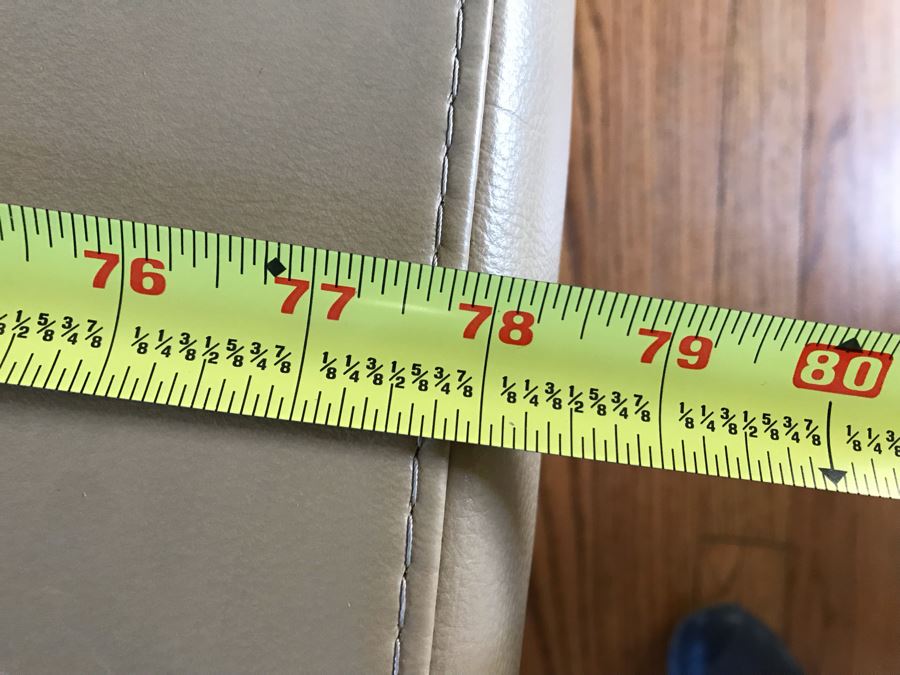 Stressless Modernist Reclining Leather 3-Seat Sofa 78W X 30D X 40H [Photo 13]