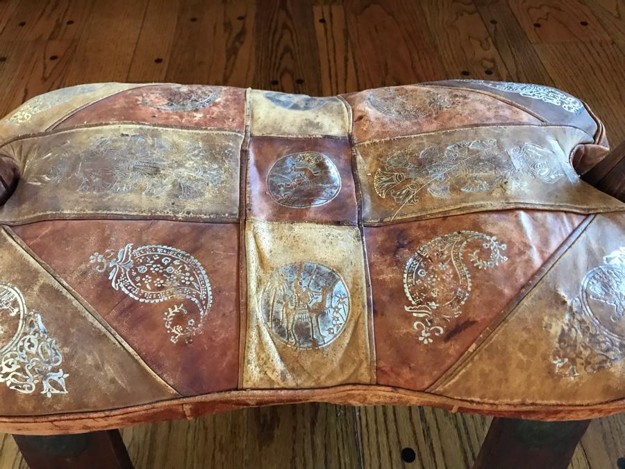 Vintage Camel Saddle 15W X 24D X 15H [Photo 3]