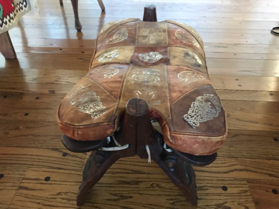 Vintage Camel Saddle 15W X 24D X 15H [Photo 4]