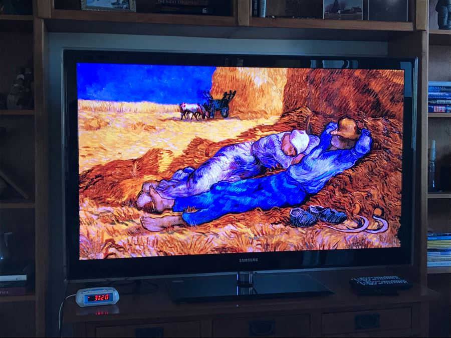 SAMSUNG 55' 1080p LED HDTV Model UN55B7100WF With Remote [Photo 2]