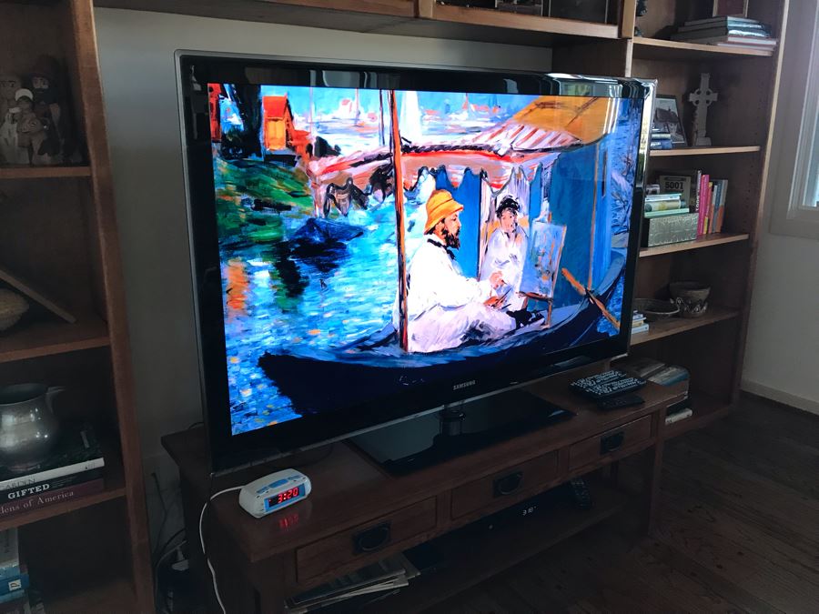 SAMSUNG 55' 1080p LED HDTV Model UN55B7100WF With Remote [Photo 11]