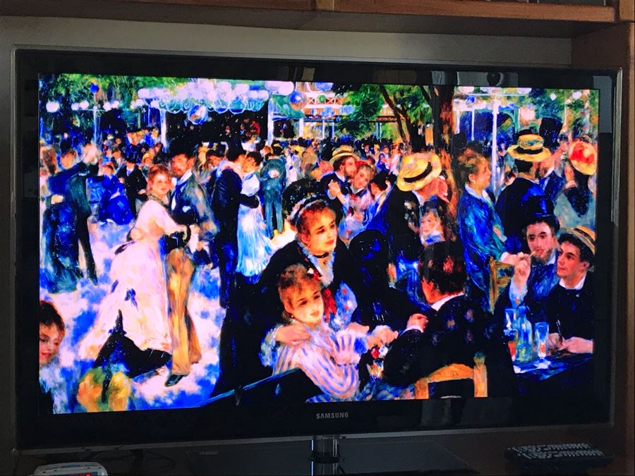 SAMSUNG 55' 1080p LED HDTV Model UN55B7100WF With Remote [Photo 9]