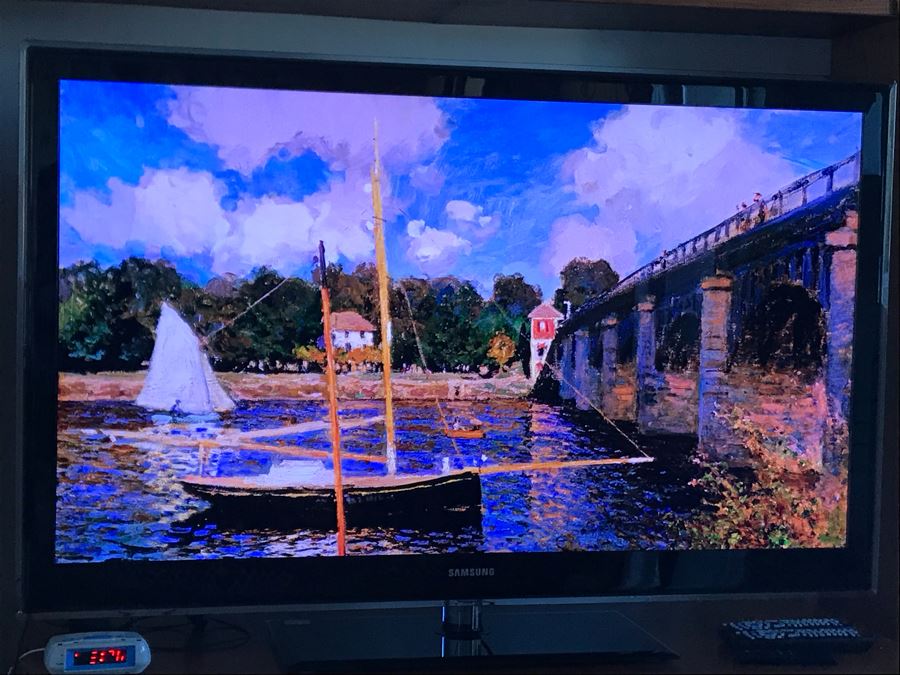 SAMSUNG 55' 1080p LED HDTV Model UN55B7100WF With Remote [Photo 8]