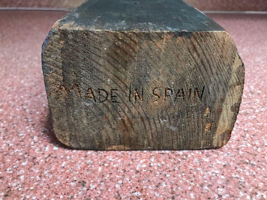 Hand Carved Wooden Religious Sculpture Made In Spain 18H [Photo 7]