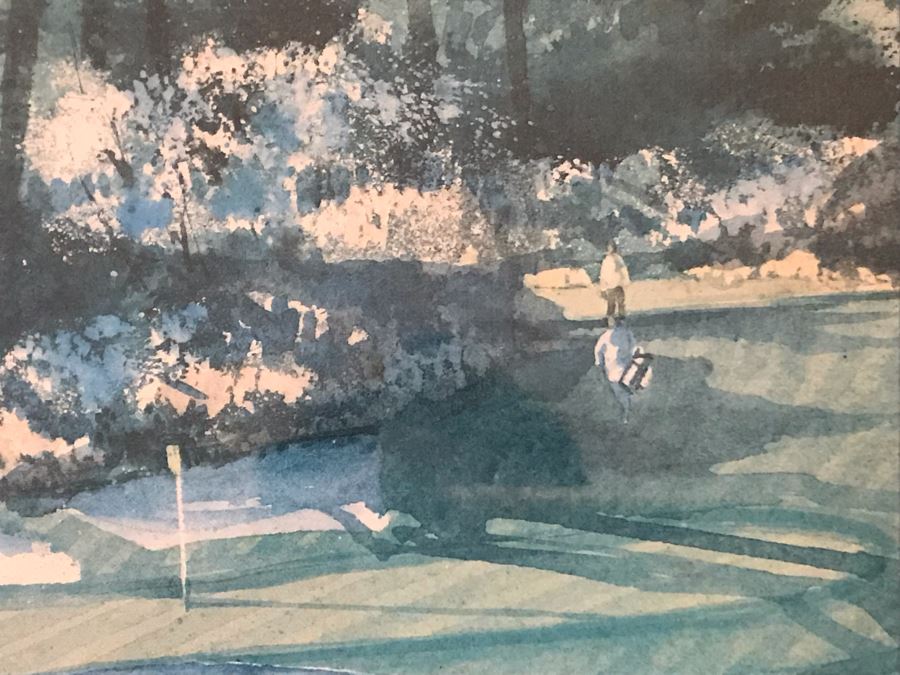 Tom Lynch Double Hand Signed The Masters Golf Print 21W X 15H [Photo 6]