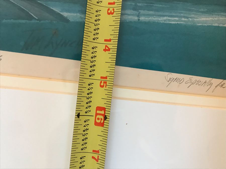 Tom Lynch Double Hand Signed The Masters Golf Print 21W X 15H [Photo 10]