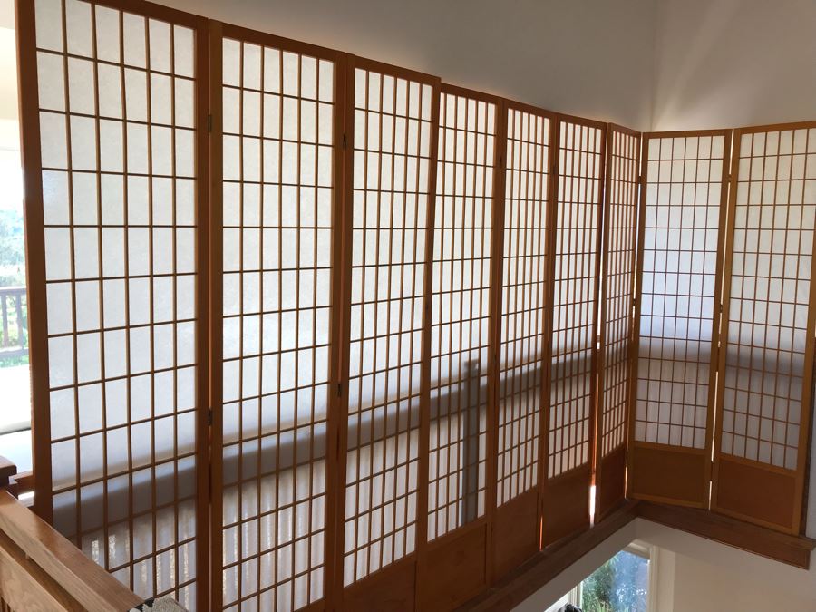 (3) Sets Of 3-Panel Screens - Each Panel Measures 17.5W X 84H (Each Screen Is Apx 53W) [Photo 2]