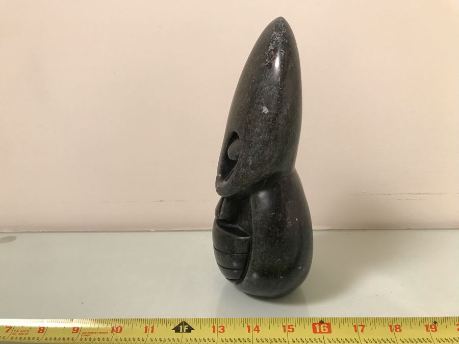 Vintage 1995 James Suraji Carved Stone Sculpture From Zimbabwe 5W X 9H [Photo 6]